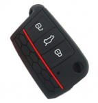 Silikonový obal na klíč SEAT Leon III - černý