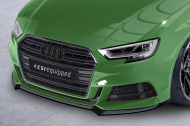 Spoiler pod přední nárazník CSR CUP pro Audi A3 S-Line / S3 8V - carbon look matný