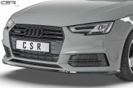 Spoiler pod přední nárazník CSR CUP pro Audi A4 B9 8W S-Line / S4 B9 8W - černý lesklý