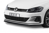 Spoiler pod přední nárazník CSR CUP pro VW Golf 7 GTI / GTD - carbon look lesklý