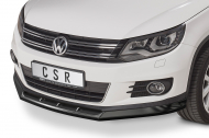 Spoiler pod přední nárazník CSR CUP pro VW Tiguan I - černý matný