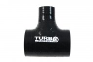  Silikonová hadice T-spojka TurboWorks Black 67-25mm