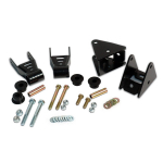 Front shackle reversal kit Rough Country Lift 0,5"