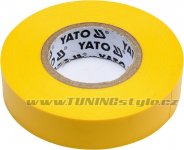 Izolační páska elektrikářská PVC 15mm / 20m žlutá