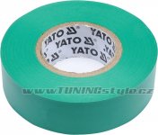 Izolační páska elektrikářská PVC 19mm / 20m zelená