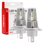 LED žárovky do hlavních světel X1 Series H4 AMiO, 2ks