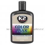 Leštěnka barevná s voskem K2 200ml - černá