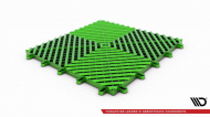 Modular Maxton floor - dlaždice modulární podlahy - tmavě zelená