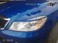 Mračítka předních světel Škoda Octavia II - pro lak
