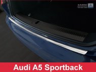 Nerezová ochranná lišta zadního nárazníku Audi A5 SPORTBACK liftback 2016-