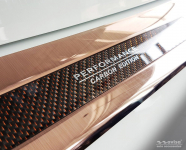 Ochranná lišta zadního nárazníku - PERFORMANCE CARBON EDITION - BMW X3 G01 měděná kartáčováná/měd...