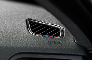 Polep karbonový rámečků průduchů topení přední boční BMW F30 F34