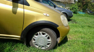 Plastové lemy blatníků Toyota Yaris I 3dv. (1999-2005) 4ks