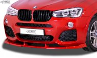 Přední spoiler pod nárazník RDX VARIO-X BMW X3 F25 M-Sport & M-Technik 2014-2017