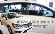 Protiprůvanové plexi, ofuky skel - Renault Megane IV 5dv 16- (+zadní) Grandtour