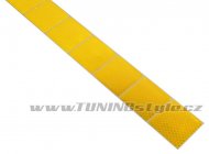 Samolepící páska reflexní dělená 1m x 5cm žlutá