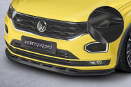 Spoiler pod přední nárazník CSR CUP pro VW T-Roc (A1) R-Line - carbon look lesklý