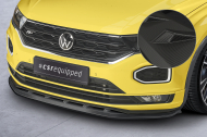 Spoiler pod přední nárazník CSR CUP pro VW T-Roc (A1) R-Line - carbon look matný