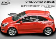 Spoiler zadních dveří horní, křídlo Stylla - Opel Corsa D 3dv. 06-