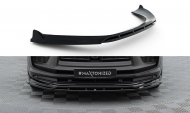 Spojler pod nárazník lipa Porsche Macan GTS Mk1 Facelift 2 černý lesklý plast