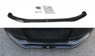 Spojler pod nárazník lipa V.1 Audi S4 B8 Facelift černý lesklý plast