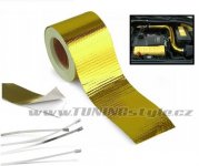 Termoizolační páska zlatá 5m + pásky