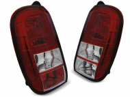 Zadní světla LED LIGHTBAR Dacia Duster 11- červená/chrom