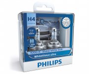 Žárovka Philips WhiteVision ultra 12342WVUSM H4 12V 60/55W 2ks