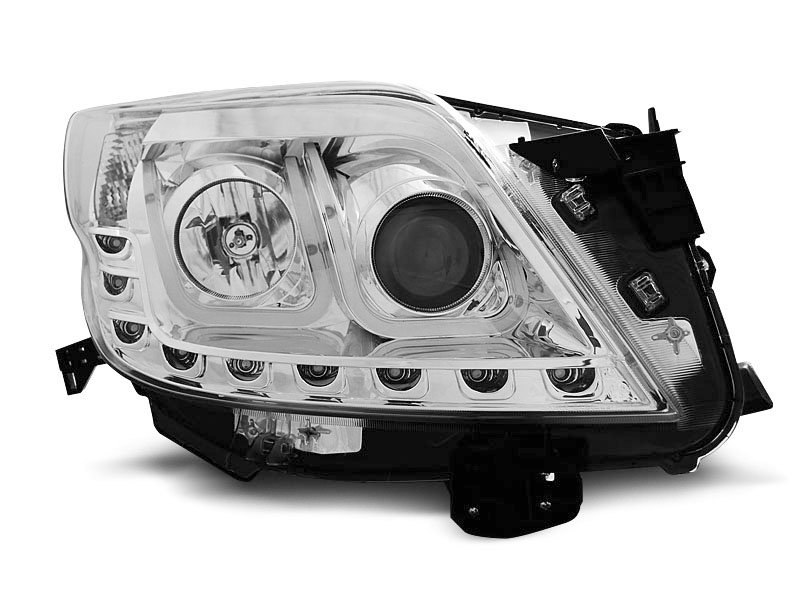 Přední světla LED TubeLights Toyota Landcruiser 150 09 chrom