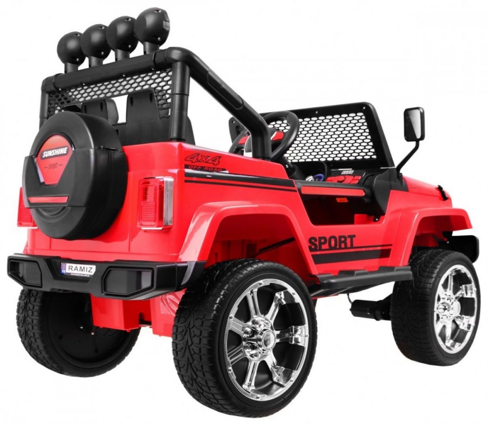 Elektrické autíčko NEW Raptor DRIFTER 4 x 4 červené