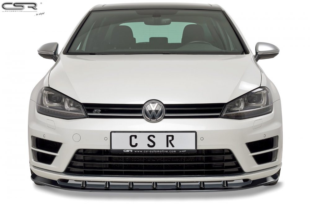 Spoiler pod přední nárazník CSR CUP - VW Golf VII R 13-17 černý