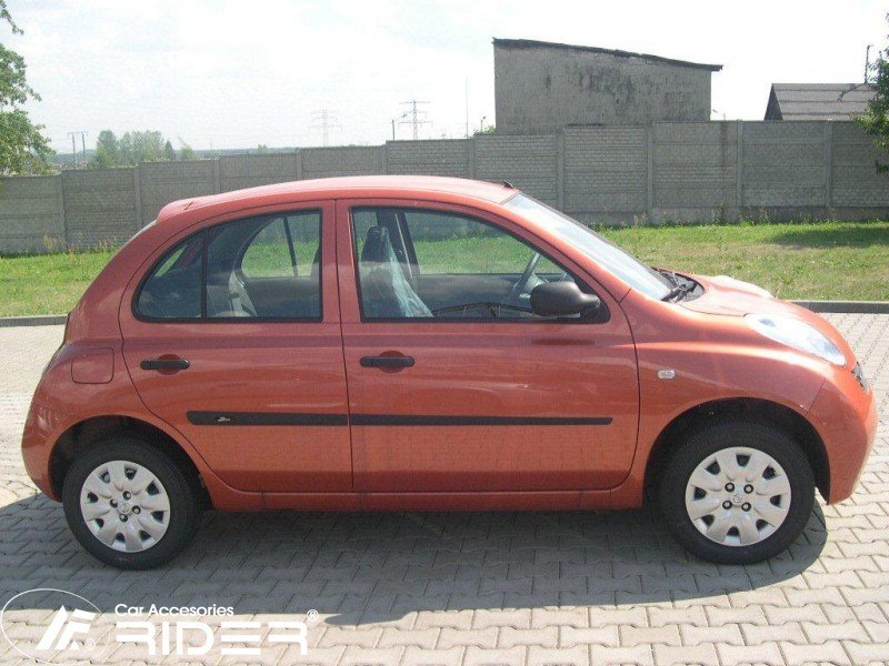 Ochranné lišty dveří Nissan Micra 5dv. 03 htb