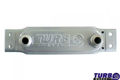 Chłodnica Oleju TurboWorks Slim Line 10-rzędowa 140x75x50 AN10 silver