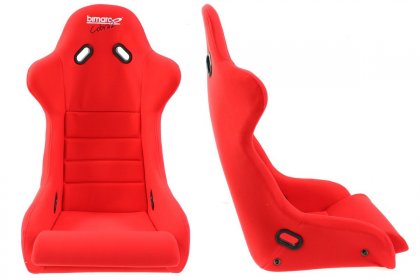 Fotel Sportowy Bimarco Cobra II Welur Red