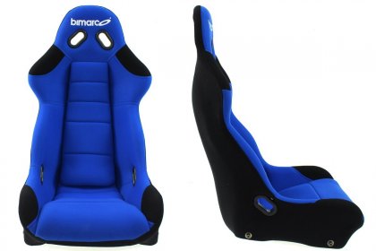 Fotel Sportowy Bimarco Cobra Welur Blue/Black