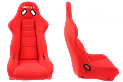 Fotel Sportowy Bimarco Cobra Welur Red