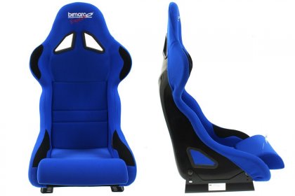 Fotel Sportowy Bimarco Expert II Welur Blue/Black FIA