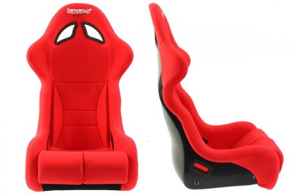 Fotel Sportowy Bimarco Futura Welur Red FIA