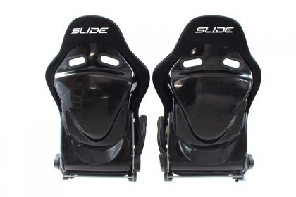 Fotel sportowy SLIDE X3 zamsz Black M