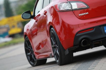 Dokładki Progów Racing Mazda 3 MK2 MPS