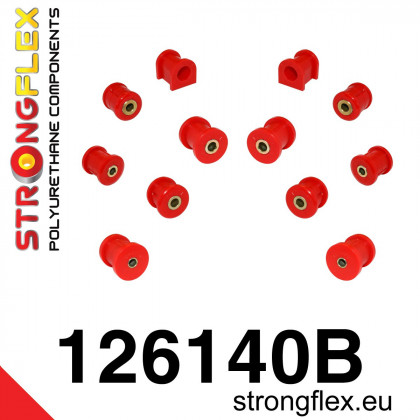 126140B: Zestaw tulei zawieszenia tylnego