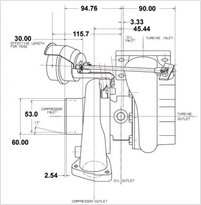 Turbosprężarka Garrett GT2554R