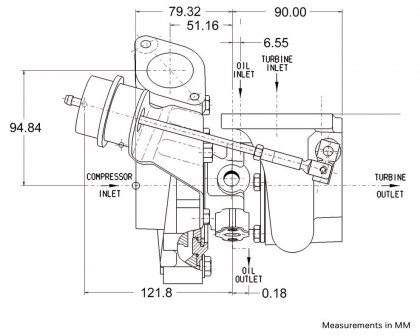 Turbosprężarka Garrett GT2860R