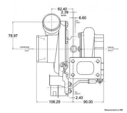 Turbosprężarka Garrett GT2860RS (5014S)