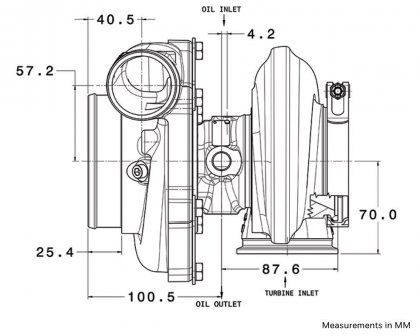 Turbosprężarka Garrett GTX3576R GEN II Reverse Rotation