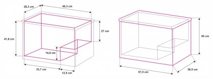 Chladící box kompresor 50l 230/24/12V -20°C BLUE