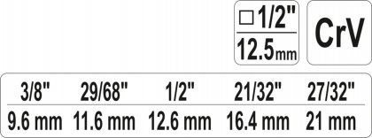 Nástavec pro ráčnu na radiátory (YT-03315)