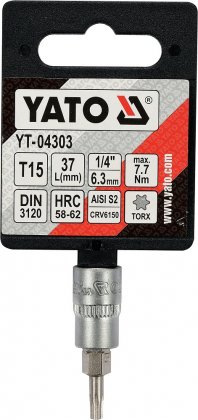 Nástavec 1/4" bit Torx T15