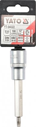 Nástavec prodloužený 1/2" bit Torx T27