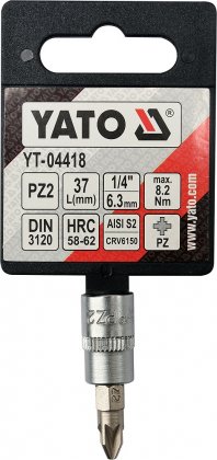 Nástavec 1/4" bit PZ2